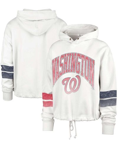 '47 Washington Nationals Harper Pullover Hoodie - White