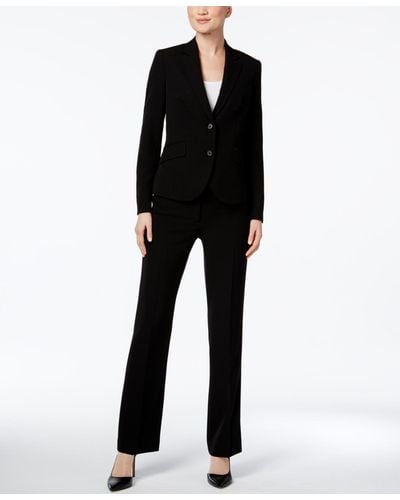 Anne Klein Missy & Petite Executive Collection 3-pc. Pants And Skirt Suit Set - Black