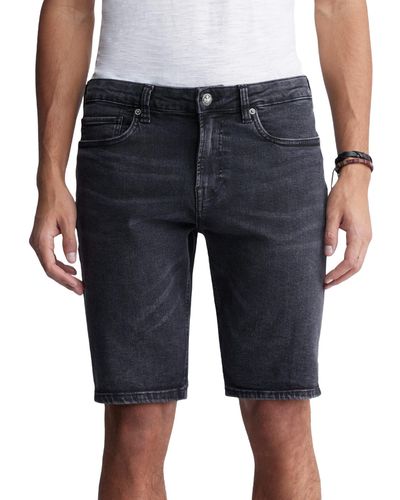 Buffalo David Bitton Parker Slim Fit 10.5" Denim Shorts - Blue
