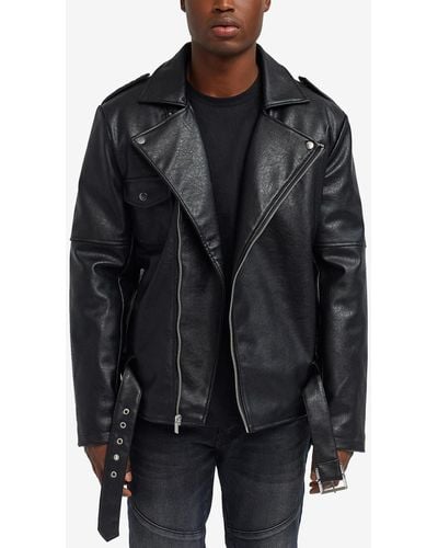 Reason Leather Jacket - Black