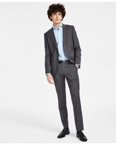 BOSS Hugo By Modern Fit Suit Wool Separates - Blue
