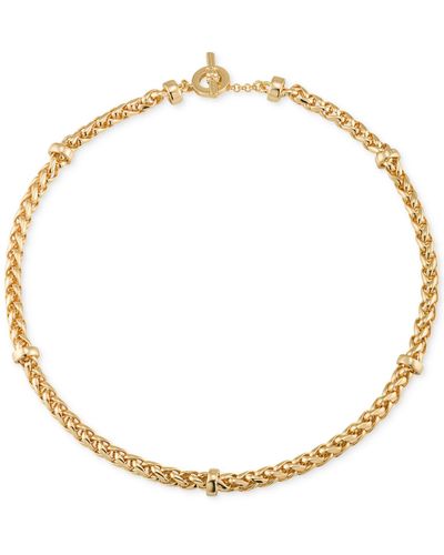 Lauren by Ralph Lauren Gold-tone Decorative Chain Collar Necklace - Metallic