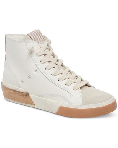 Dolce Vita Zohara High-top Lace-up Sneakers - White