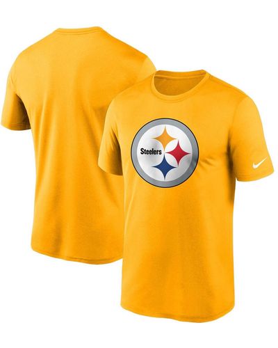 Nike Pittsburgh Steelers Logo Essential Legend Performance T-shirt - Metallic