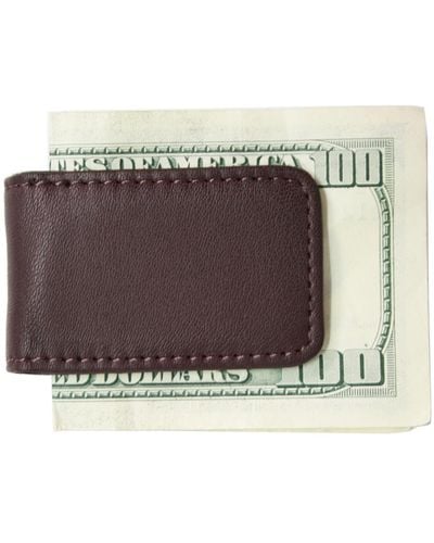 ROYCE New York Magnetic Money Clip - Red