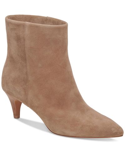 Dolce Vita Dee Kitten-heel Ankle Booties - Brown