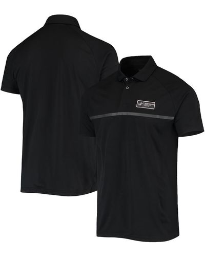 Levelwear Los Angeles Dodgers Sector Raglan Polo Shirt - Black