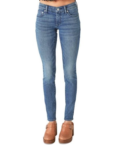 Lucky Brand Lizzie Low-rise Skinny Jeans - Blue