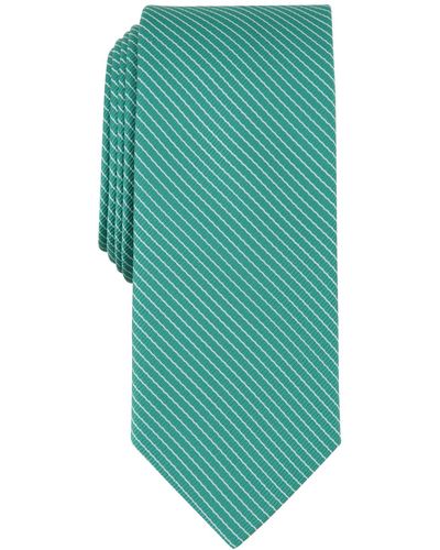 BarIII Weston Stripe Tie - Green