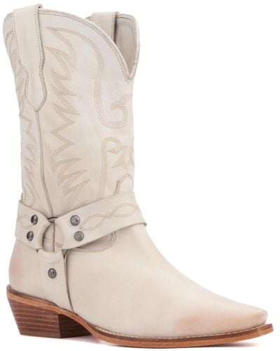 Vintage Foundry Aria Western Boot - Natural