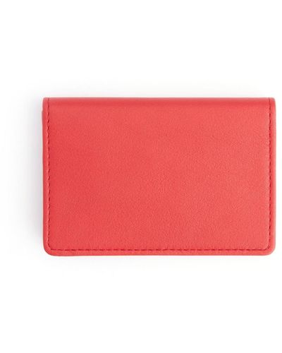ROYCE New York Business Card Case - Red