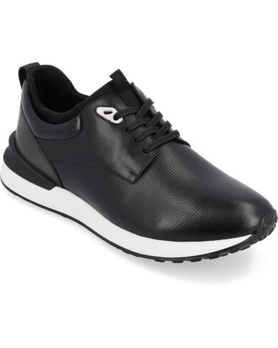 Thomas & Vine Zach Casual Leather Sneakers - Black