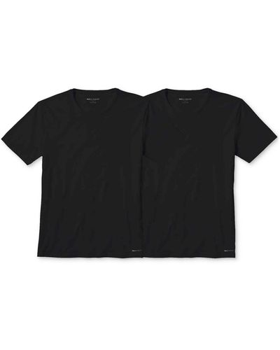 Pair of Thieves Supersoft Cotton Stretch Crew Neck Undershirt 2 Pack - Black