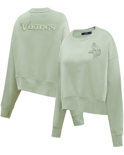 Pro Standard Minnesota Vikings Neutral Pullover Sweatshirt - Green