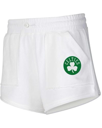 Concepts Sport Boston Celtics Sunray Shorts - White