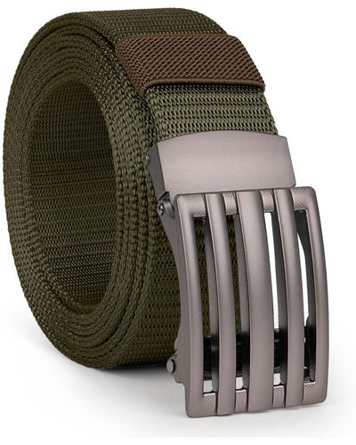 Mio Marino Adjustable Tactical Ratchet Golf Belt - Green