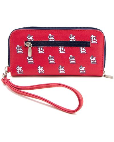Eagles Wings St. Louis Cardinals Zip-around Wristlet Wallet - Red