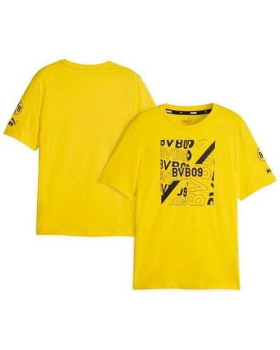 PUMA Borussia Dortmund Ftblcore Graphic T-shirt - Yellow