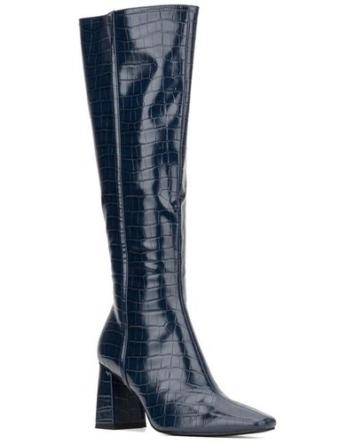 TORGEIS Angelica Tall Boot - Blue