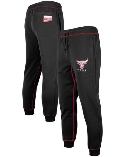 KTZ Chicago Bulls 2023/24 City Edition Embroidery Elite Pack jogger Pants - Black