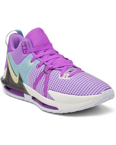 Nike Lebron Witness 7 Basketball Sneakers From Finish Line - Purple