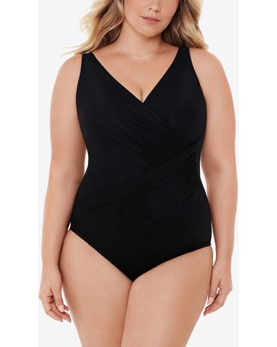 Miraclesuit Plus Size Oceanus One-piece Swimsuit - Black