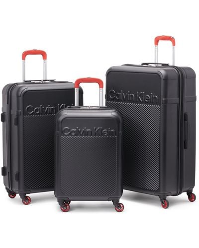 Calvin Klein Expression 3 Piece luggage Set - Black