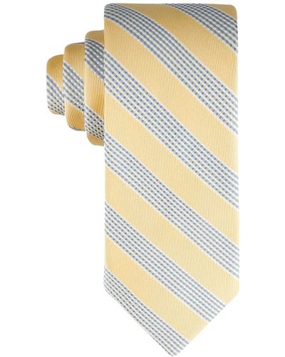 Tommy Hilfiger Terrance Stripe Tie - Yellow