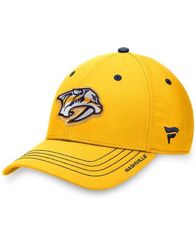 Fanatics Nashville Predators Authentic Pro Rink Flex Hat - Yellow