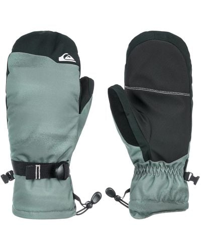 Quiksilver Snow Mission Water Resistant Mittens - Green