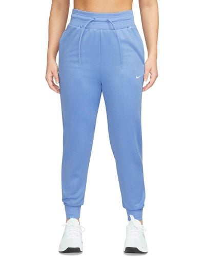 Nike Therma-fit One High-waisted 7/8 jogger Pants - Blue