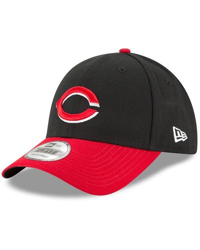 KTZ Cincinnati Reds Team League 9forty Adjustable Hat - Black
