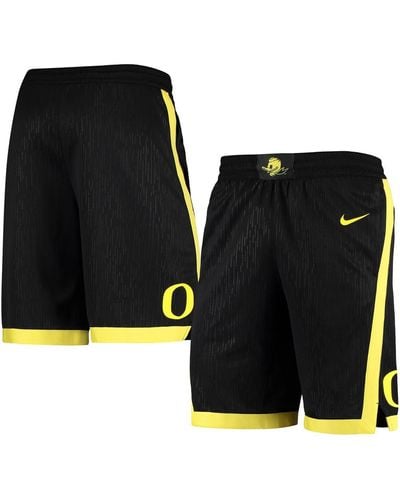 Nike Oregon Ducks Logo Replica Performance Basketball Shorts - Black
