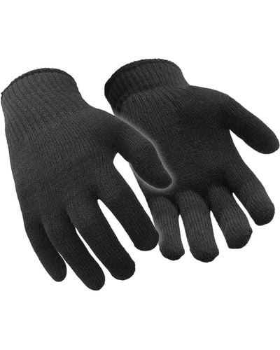 Refrigiwear Moisture Wicking Stretch Fit Glove Liners (pack Of 12 Pairs) - Black