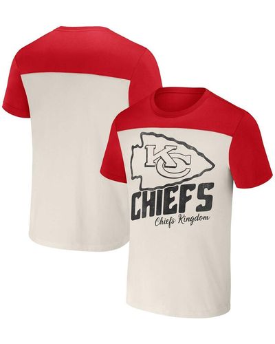 Fanatics Nfl X Darius Rucker Collection By Kansas City Chiefs Colorblocked T-shirt - Red