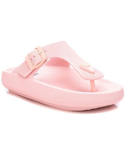 Xti Rubber Flip Flops Sandals By - Pink