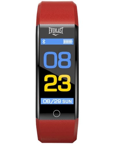 Everlast Tr031 Blood Pressure And Heart Rate Monitor Activity Tracker - Red