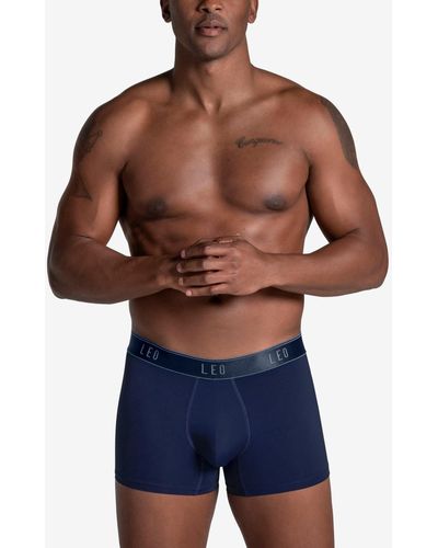 Leo Men's Boxers - Black - Small : : Fashion