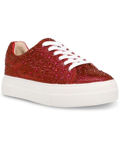 Red Betsey Johnson Sneakers for Women | Lyst