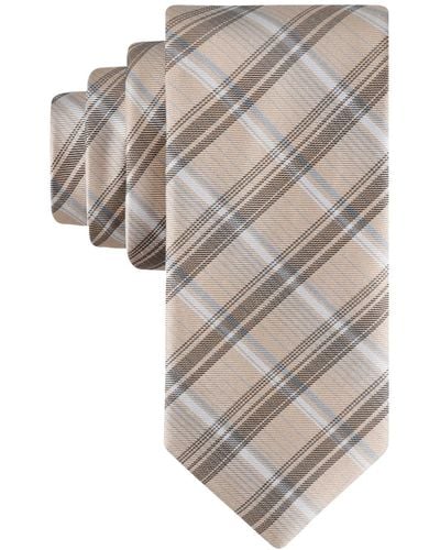 Calvin Klein Daira Plaid Tie - Gray