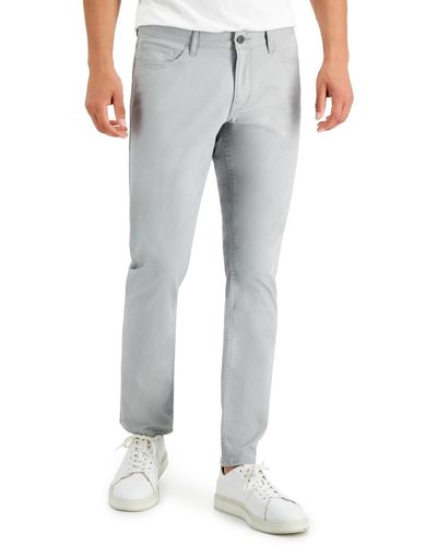Michael Kors Parker Slim-fit Stretch Pants - Gray