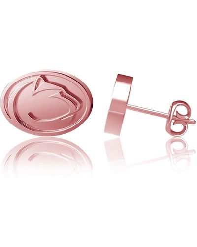 Dayna Designs Penn State Nittany Lions Post Earrings - Pink