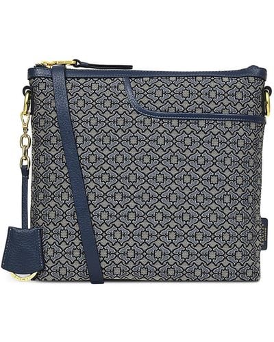 Radley Pockets 2.0 Heirloom Small Zip Top Crossbody Bag - Blue