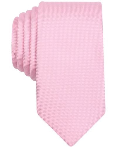 Perry Ellis Oxford Solid Tie - Pink
