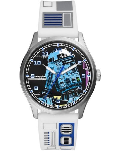 Fossil Special Edition Star Wars R2-d2 Three-hand Silicone Watch - Gray