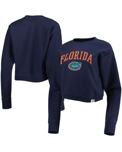 League Collegiate Wear Florida Gators Classic Campus Corded Timber Sweatshirt - Blue