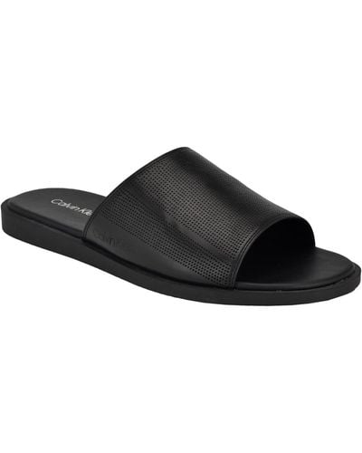 Calvin Klein Espar Casual Slip-on Sandals - Black