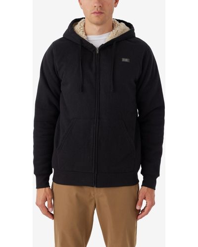 O'neill Sportswear Fifty Two Sherpa Zip Sweatshirt - Black