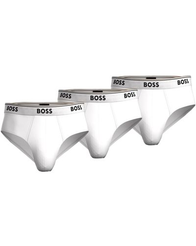BOSS Boss By 3-pk. Briefs - White
