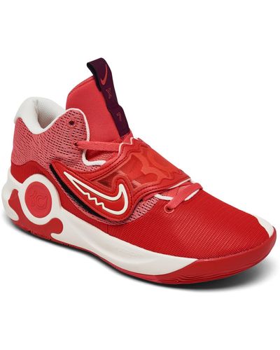 Nike Kd Trey 5 X Basketball Sneakers From Finish Line - Red